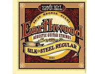Струны для акустической вестерн гитары Earthwood® acoustic 80/20  bronze P02043 Silk & Steel Regular 13-17-26-34-46-56