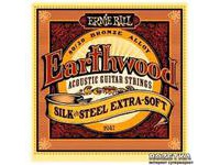 Струны для акустической вестерн гитары Earthwood® acoustic 80/20  bronze P02047 Silk & Steel Extra-Soft 10-14-20w-28-40-50