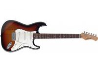 Электрогитара, форма: Stratocaster Stagg S300 SB  