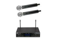 Беспроводная радиосистема (2x ручных микрофона+база) DAP Com-42  