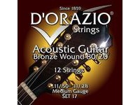 Струны для акустической гитары D’ORAZIO SET-17