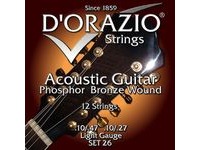 Струны для акустической гитары D’ORAZIO SET-26